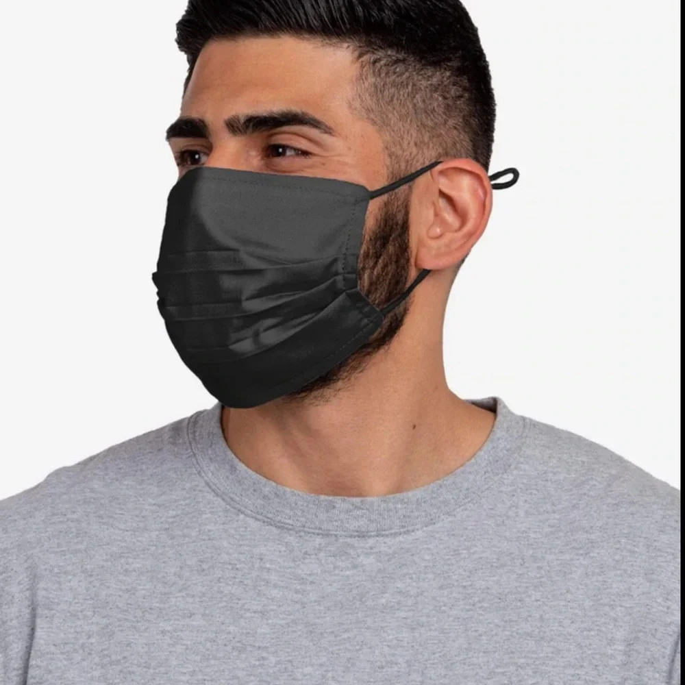 FOCO NFL NEW ORLEANS SAINTS 2 PACK FACE COVERINGS MASKS GLD BLACK UNISEX NWT